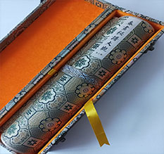 梅列书画装裱案例